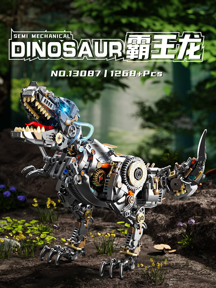 Dragon Tyrannosaurus Mechanical Creative Design Model Building Block Toy 3D Puzzle Assembly ABS Plastic Bricks Toy Set 13087