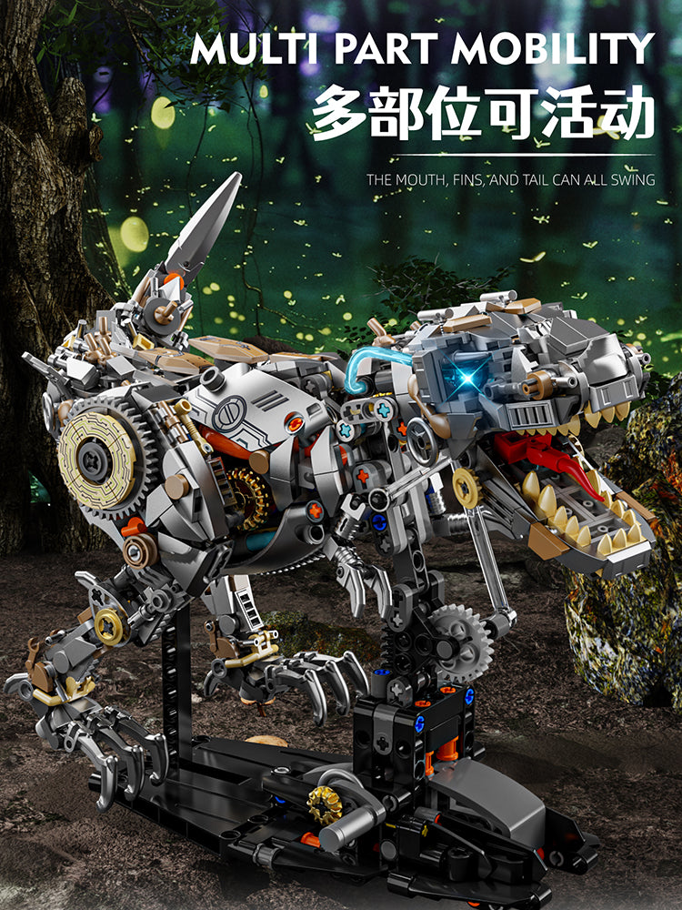 Dragon Tyrannosaurus Mechanical Creative Design Model Building Block Toy 3D Puzzle Assembly ABS Plastic Bricks Toy Set 13087