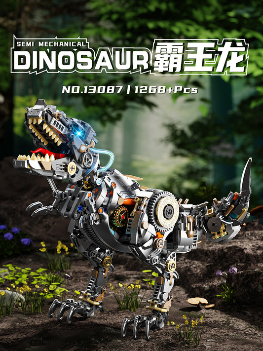 Dragon Tyrannosaurus Mechanical Creative Design Model Building Block Toy 3D Puzzle Assembly ABS Plastic Bricks Toy Set 13087